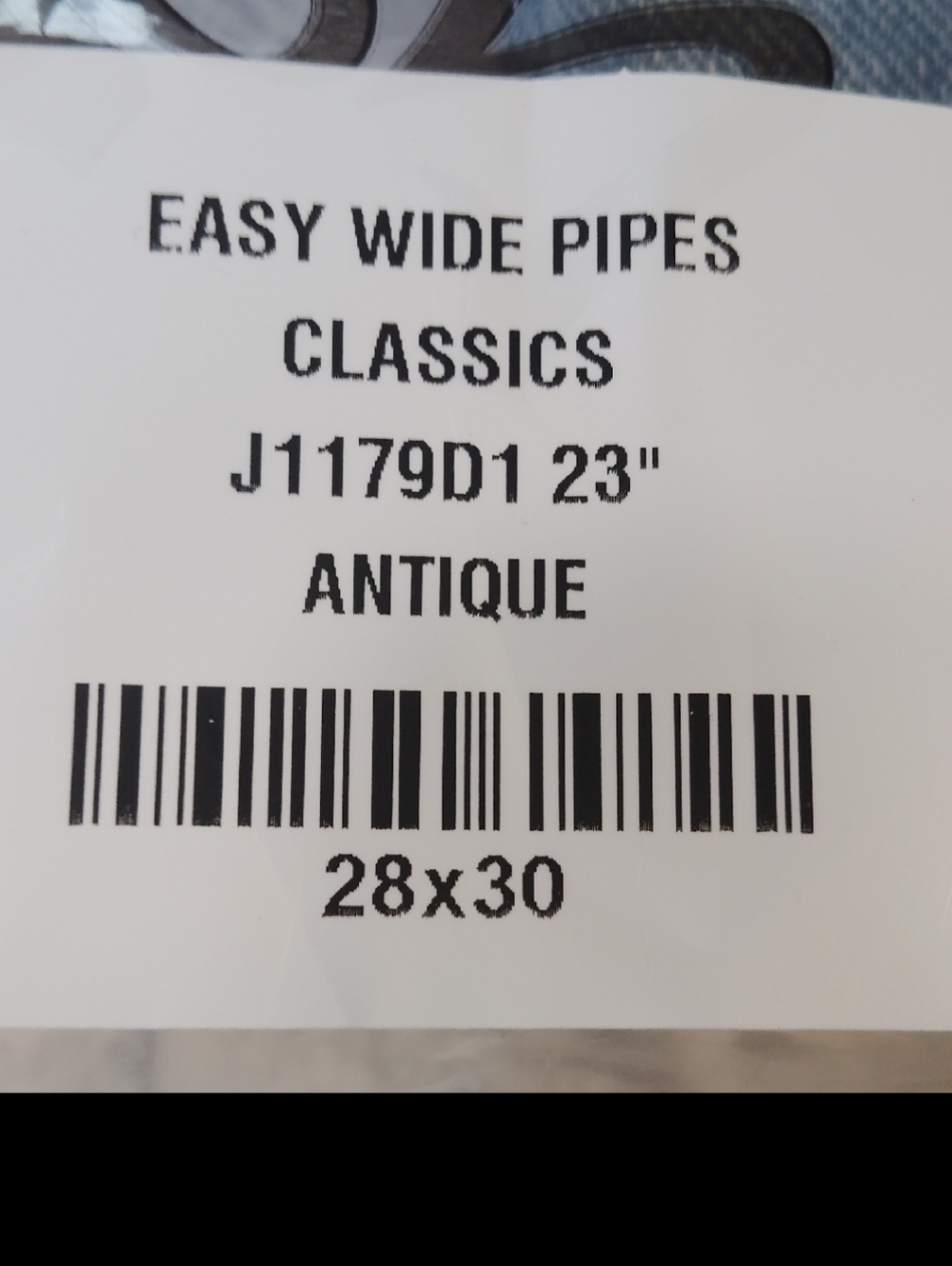 NWT JNCO Light Wash Wide Leg Jeans 28x30 - Picture 4 of 11